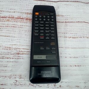 Fisher RRS-717 Remote Control Black Audio System CD Tape Tuner Phono Replacement